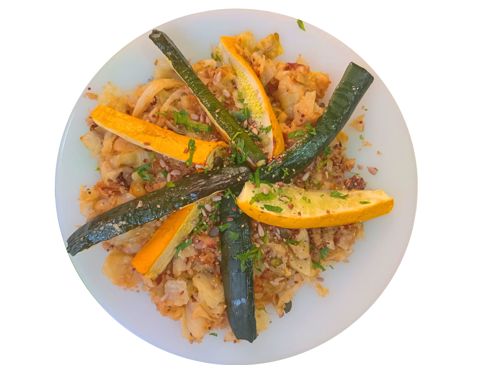 plat de quinoa amb verdures
